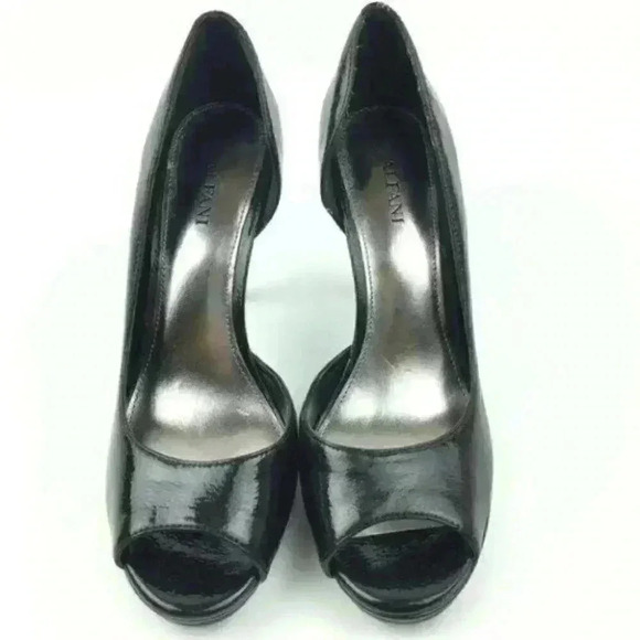 New Alfani Heels 6.5 Glory Glitter Dorsay Peep Toe - Picture 3 of 9